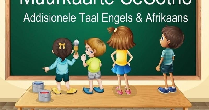 Muurkaarte Taal SeSotho