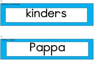 Afrikaans (Taal Flitskaarte) Die Gesin