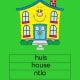 Afrikaans Huis Eng/Sesotho Muurkaarte