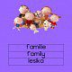 Afrikaans Familie Eng/Sesotho Muurkaarte