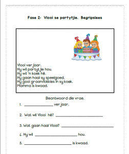 Storieboom Gr 1 Vlooi se Partytjie