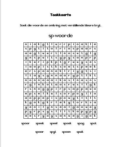 Gr 2 Afr HT Klank en Woordbou sp-klank