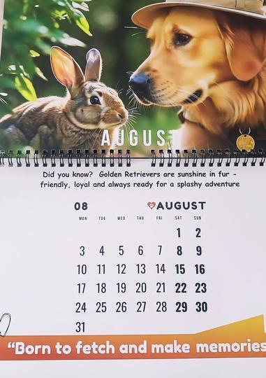 CALENDAR SLIMJUFF 2026 August