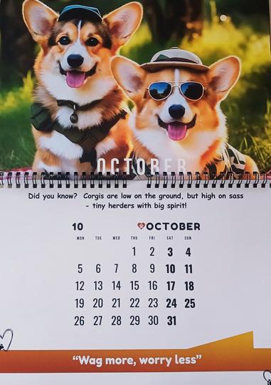 CALENDAR SLIMJUFF 2026 October