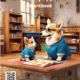 Teacher Corgis and the brave puppies - front page Workbook