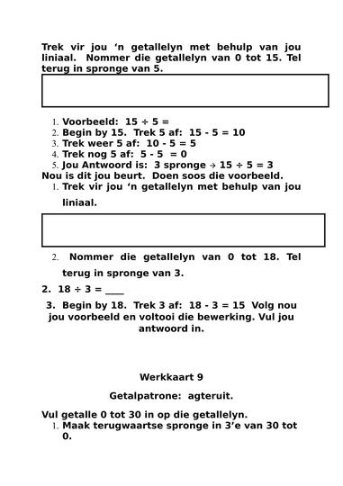 GR 2 Wisk Getalle en Bewerkings (Herhaalde Aftrekking) - Image 4